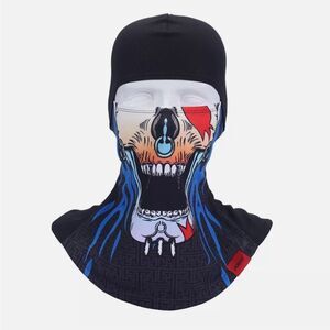 Skull Ghost Ski Full Face Mask Balaclava Bandana Breathable Neck Gaiter Scarf